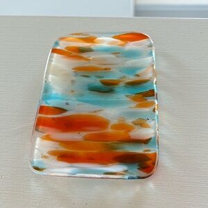 Fused Glass Soap Dish